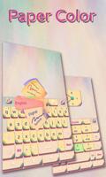 Paper Color GO Keyboard Theme poster