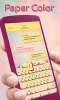 Paper Color GO Keyboard Theme screenshot 2