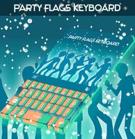 Party Flags Keyboard poster