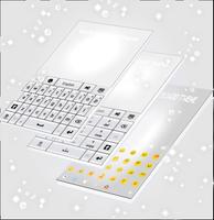 White Keyboard Theme 스크린샷 2