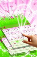 Pink Nature Keyboard imagem de tela 1