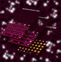 Dark Pink Theme Keyboard screenshot 2