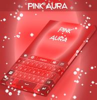 Pink Aura Keyboard Affiche