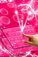 Pink Bubblegum Keyboard Theme capture d'écran 1