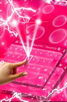 Pink Bubblegum Keyboard Theme capture d'écran 2