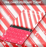 Pink Candy Keyboard Theme poster