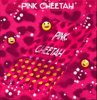 Pink Cheetah Keyboard Theme ภาพหน้าจอ 2