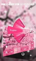 Pink Cherry For GO Keyboard captura de pantalla 1