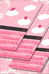 Pink Clouds Keyboard Theme APK Herunterladen