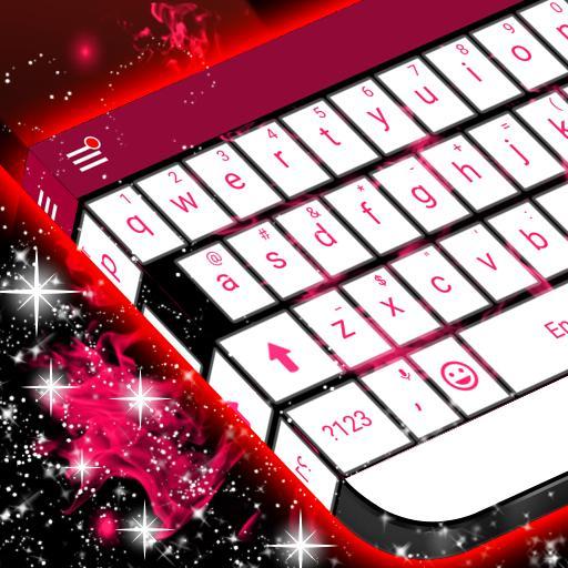 Pink Flame Keyboard Theme