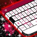 الوردي لهب لوحة المفاتيح موضوع APK