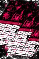 Pink Flame Keyboard Theme poster