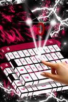Pink Flame Keyboard Theme screenshot 1