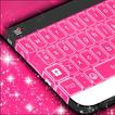 Pink Glass Keyboard Theme