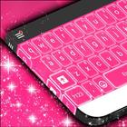Pink Glass Keyboard Theme icon