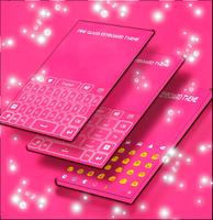Pink Glass Keyboard Theme screenshot 2