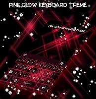 Pink Glow Keyboard Theme poster