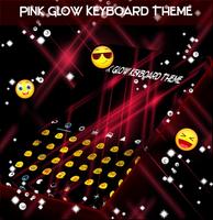 Pink Glow Keyboard Theme screenshot 1