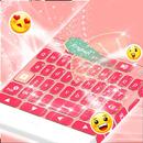 Pink Hexagon Buttons Theme APK