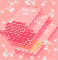 Pink Hexagon Buttons Theme poster