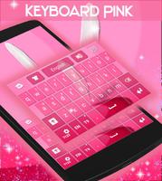 Pink Keyboard for Galaxy Note2 Cartaz