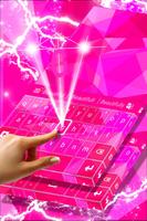 Pink Keyboard For Galaxy S5 Ekran Görüntüsü 2