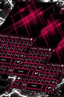 Pink Laser Keyboard Theme poster