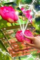 Pink Lotus Keyboard captura de pantalla 1
