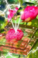 Pink Lotus Keyboard captura de pantalla 3
