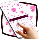 Pink Rose Keyboard أيقونة