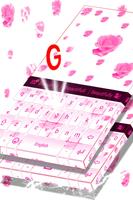 Pink Rose Keyboard تصوير الشاشة 3