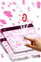 Pink Rose Keyboard screenshot 1