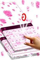 Pink Rose Keyboard تصوير الشاشة 1