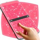 Pink Sparkle Keyboard Theme APK