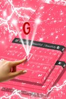 Pink Sparkle Keyboard Theme screenshot 2