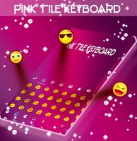 Pink Tile Teclado imagem de tela 1