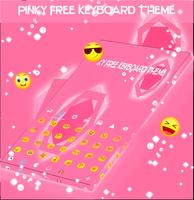 Pinky Free Keyboard Theme screenshot 1