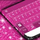 Pink Zebra Keyboard Theme أيقونة