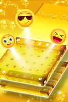 Pure Gold Keyboard captura de pantalla 1