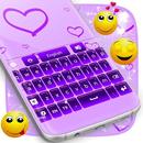 Purple Glow Keyboard Free APK