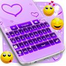 APK Purple Glow Keyboard Free