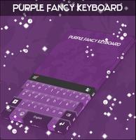 Purple Fancy Keyboard poster