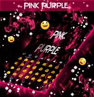Pink Purple For GO Keyboard capture d'écran 3