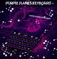 3 Schermata Purple Flames Keyboard