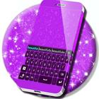 Tema púrpura del teclado icono