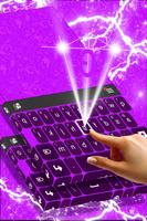 Tema púrpura del teclado captura de pantalla 1