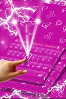 Purple Hearts Keyboard Theme screenshot 2
