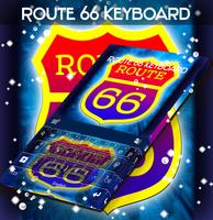 Teclado da rota 66 Cartaz