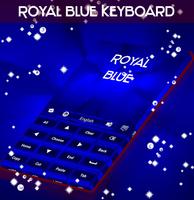 Royal Blue Keyboard الملصق