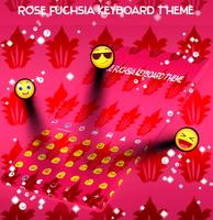 Tema Rosa Teclado Fuchsia imagem de tela 1